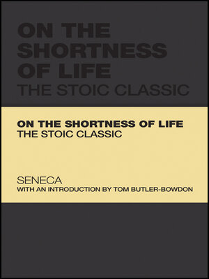 cover image of On the Shortness of Life